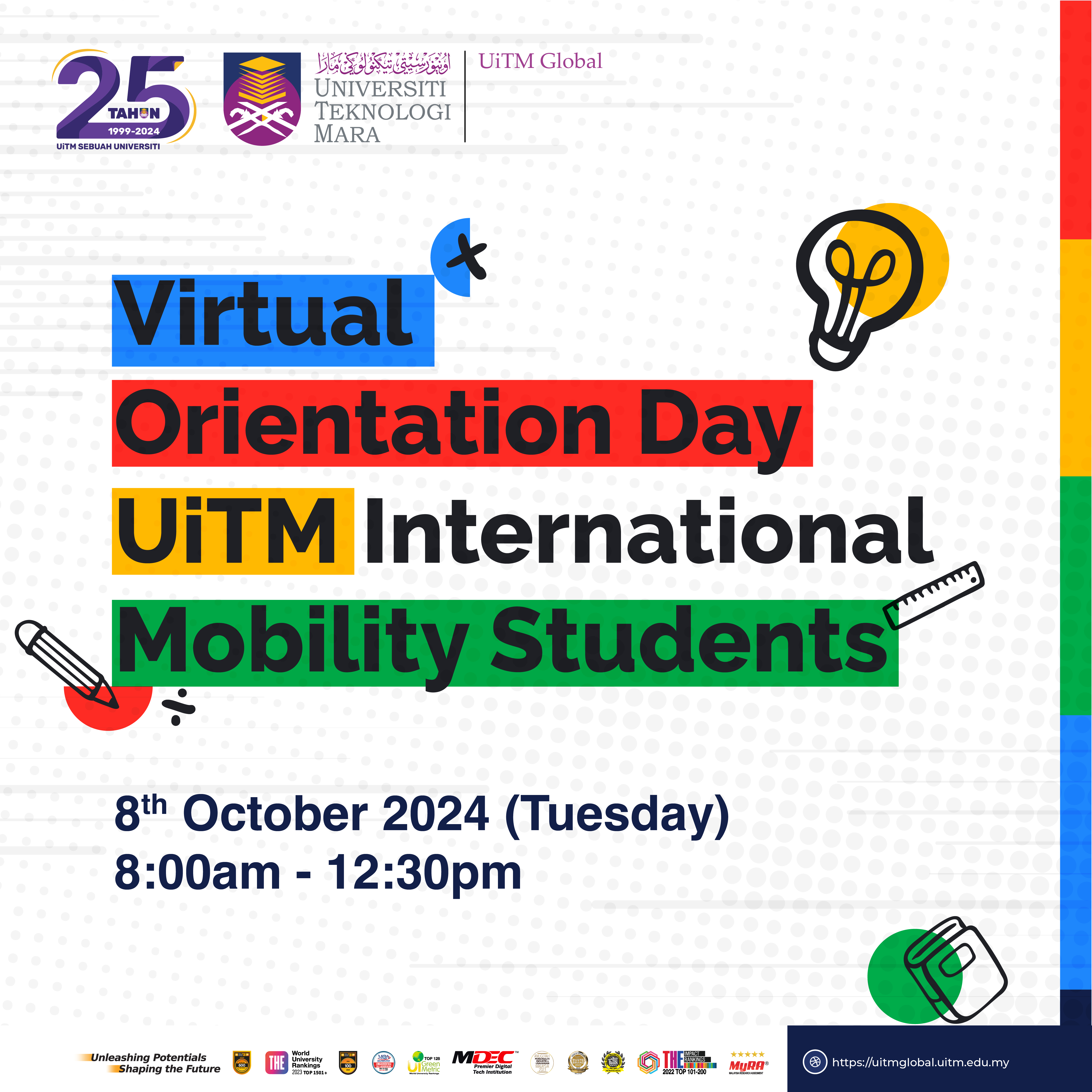 UiTM Global Hosts Successful Virtual Orientation for New International Mobility Students