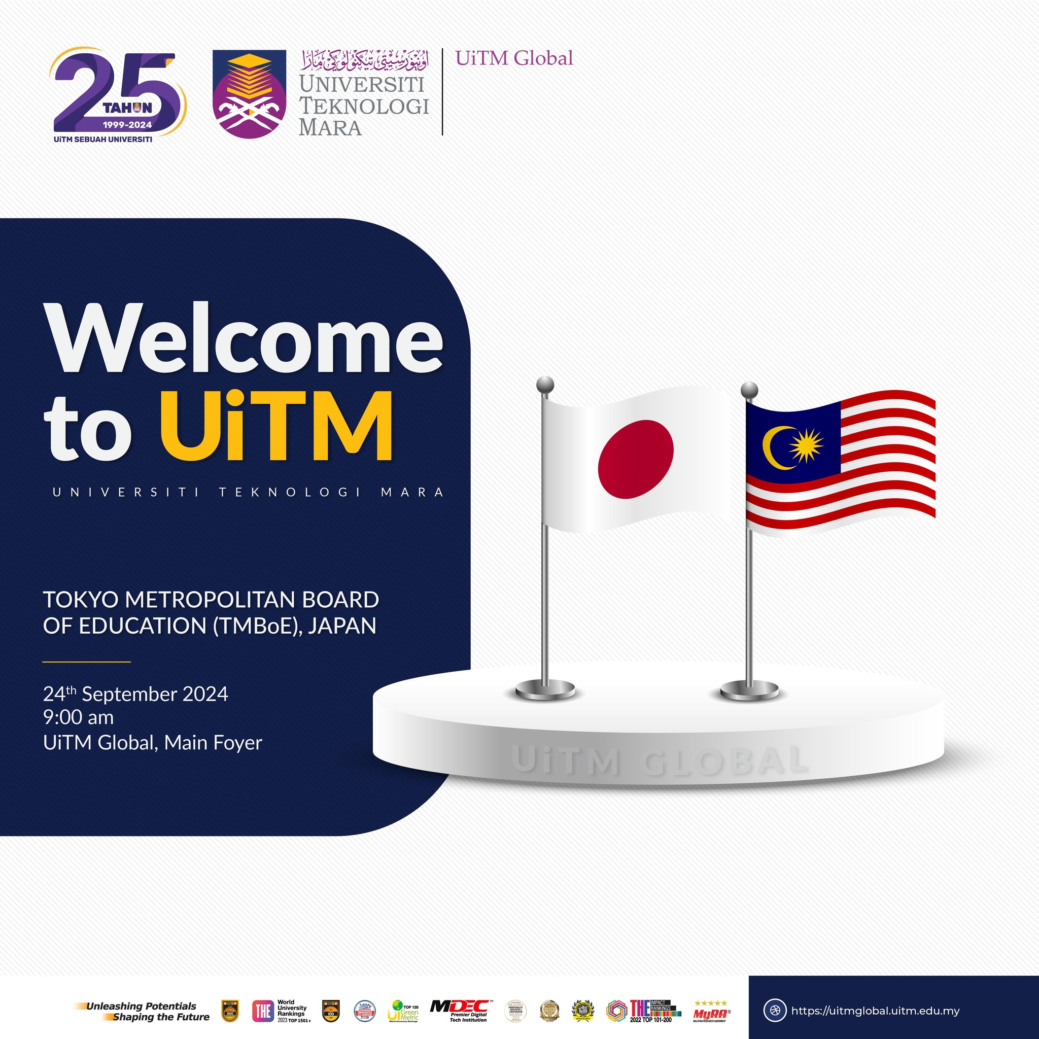 UiTM Global Hosts International Visit from Tokyo Metropolitan Board of Education and SMK Seksyen 9, Shah Alam