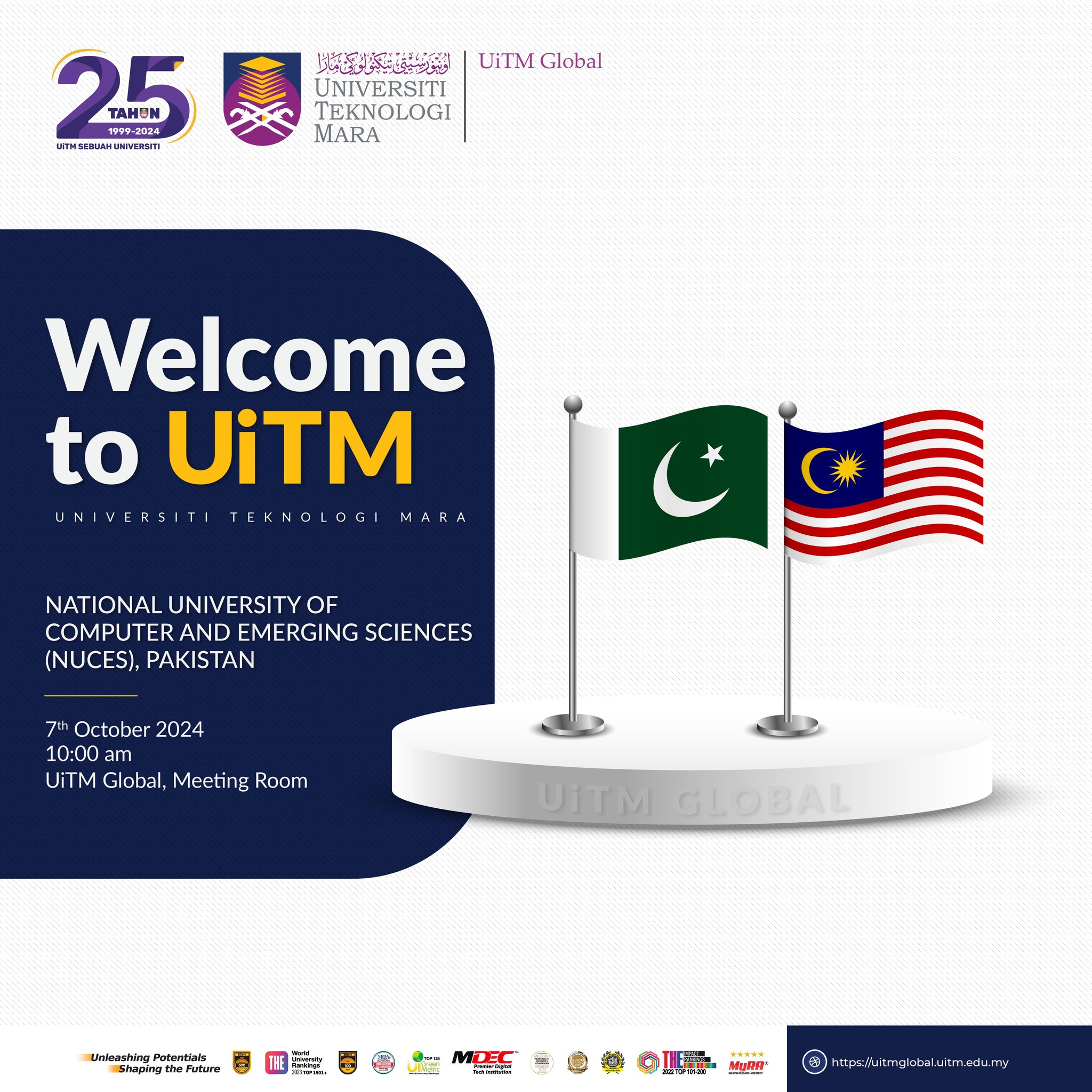 Forging Future-Forward Partnerships: UiTM and NUCES Collaboration Meeting 