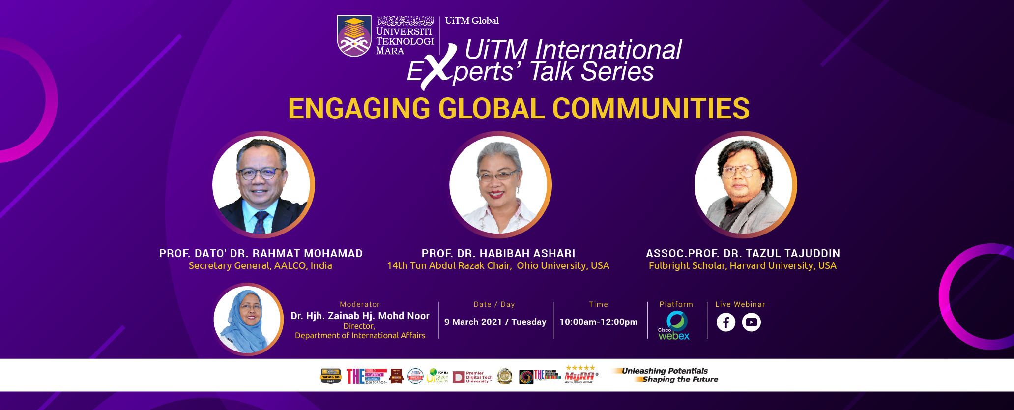 UiTM International Experts' Talk Series