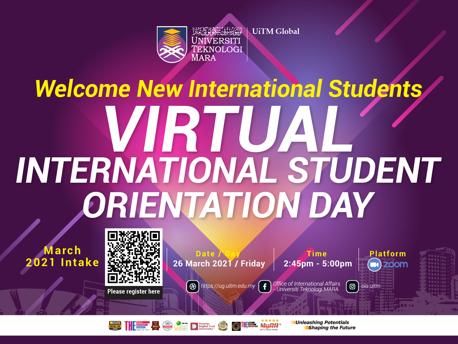 Virtual International Student Orientation Day